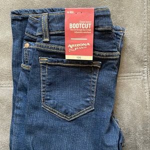 Brand new w/tags AZ bootcut size 14 reg blue jeans.